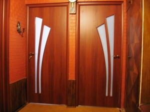 Ламинированная дверь в разрезе