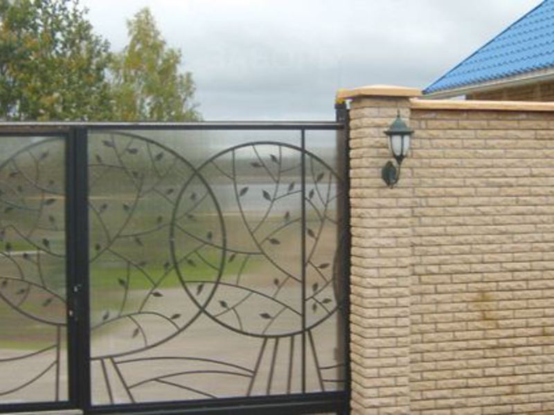 Дизайн ворот для частного дома