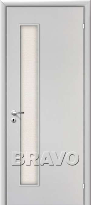 Ламинированная дверь, модель Авангард (белый)
